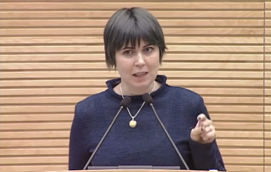 Seimo narė, vaikų teisių apsaugos profesionalė Dovilė Šakalienė.