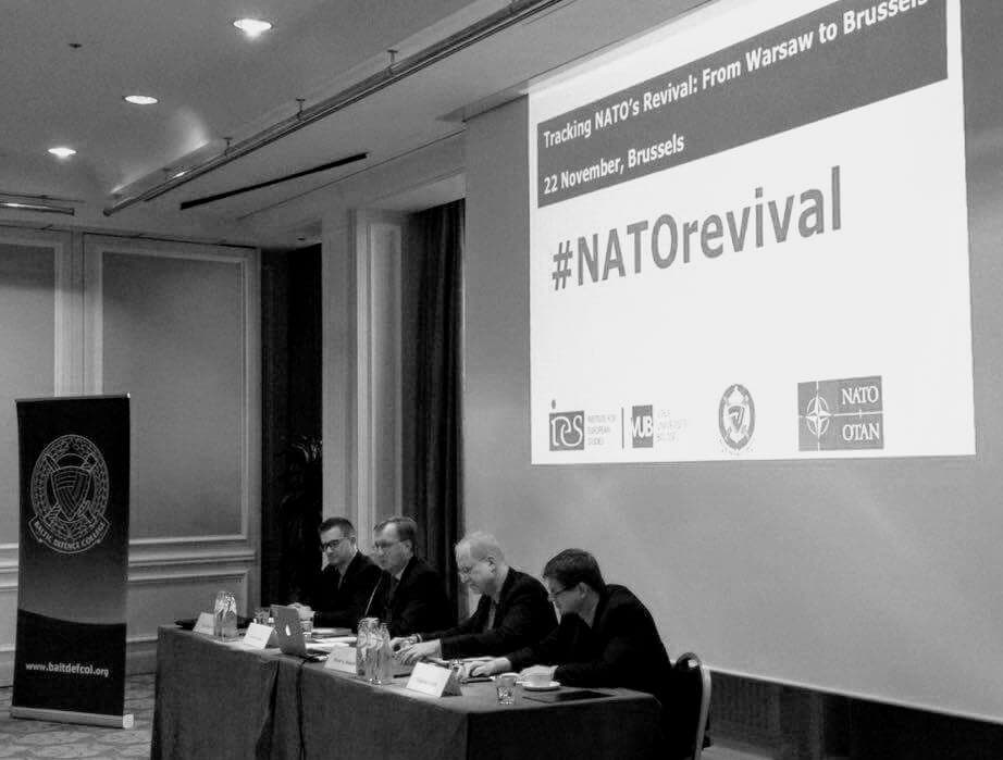 Briuselyje, HILTON viešbutyje vykstančioje konferencijoje, sprendžiama NATO ateitis.