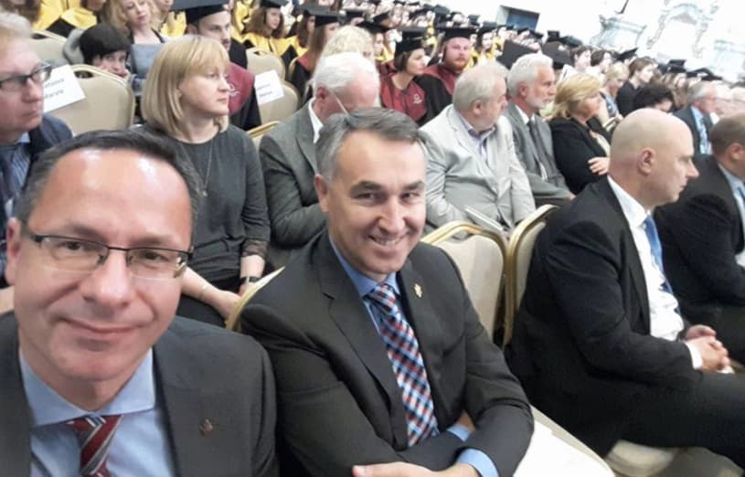 Badaujantis liberalas P. Auštrevičius (antras iš kairės). Nuotr. facebook.com
