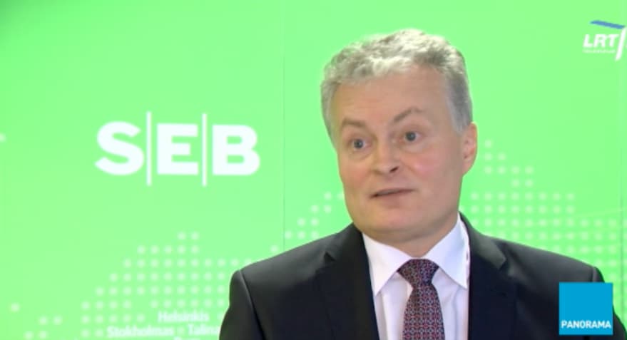 SEB analitikas Gitanas Nausėda.