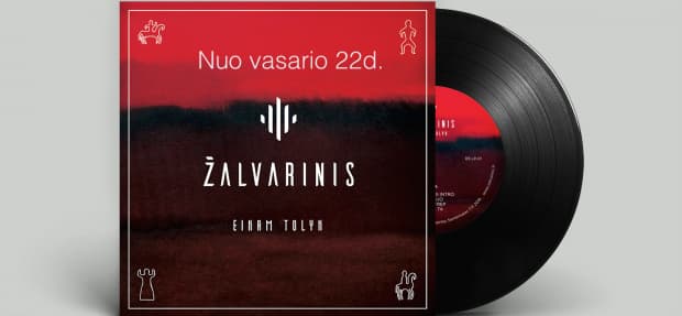 Robertas Semeniukas apie naująjį grupės ŽALVARINIS albumą: Jo viršelis primena trispalvę, tautos sunkią istoriją, kraują