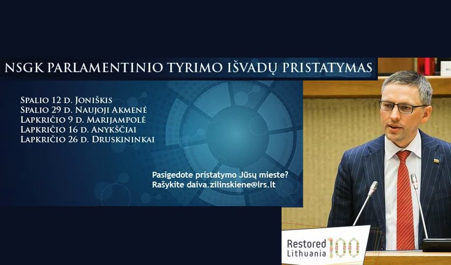 NSGK pirmininkas V. Bakas stebina vis didesnį ratą žmonių