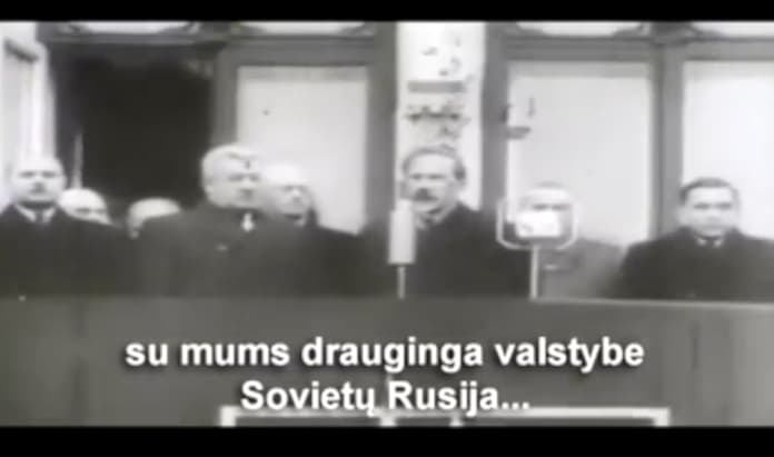 Prezidento Antano Smetonos šilti žodžiai Rusijai, jai sugrąžinus Lietuvai Vilnių iš okupantės Lenkijos