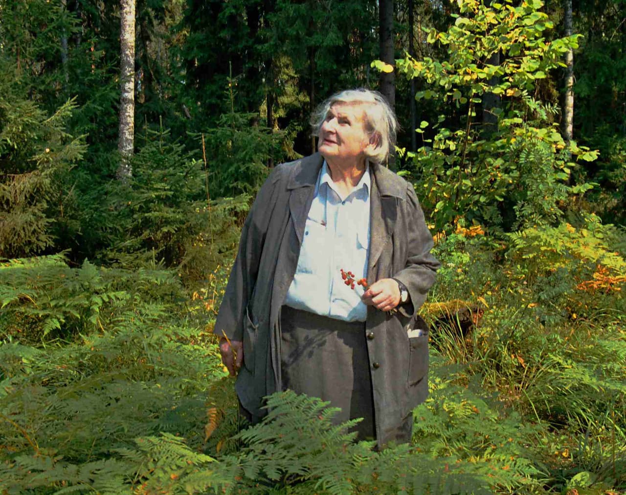 Eugenija Šimkūnaitė papartyne. J. Danausko nuotr.