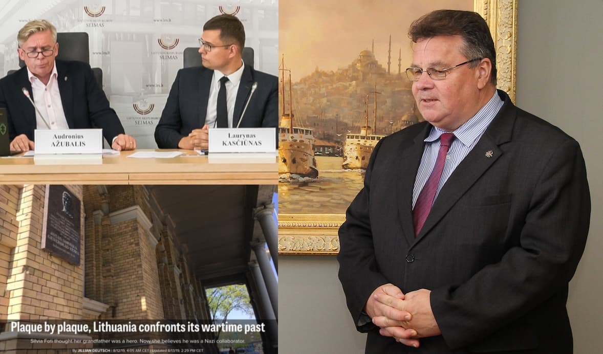 Lietuvos diplomatijos vadovas L. Linkevičius (dešinėje).