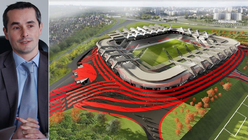 STT administravimo valdymnos viršininkas Romualdas Gylys ir nacionalinios stadiono projektas.