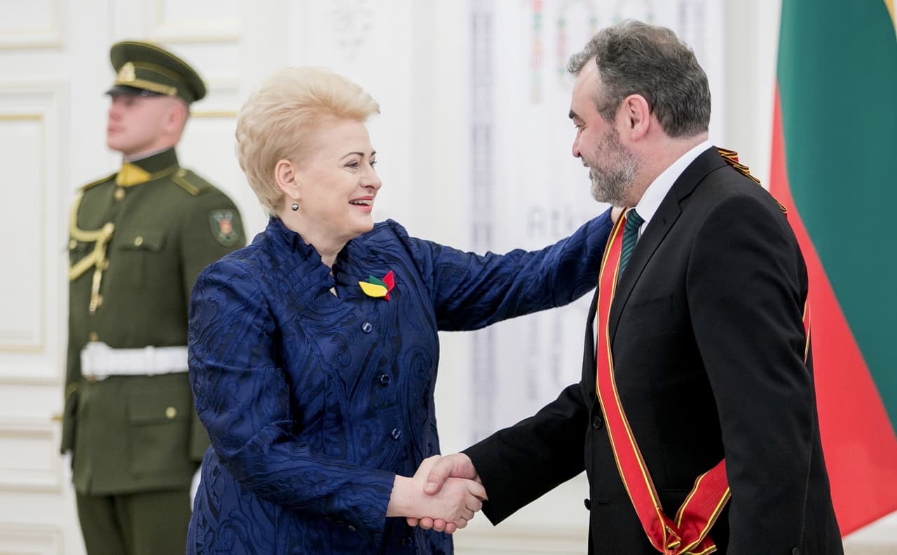 Teisėjas Egidijus Kūris (dešinėje). Nuotr. prezidentas.lt