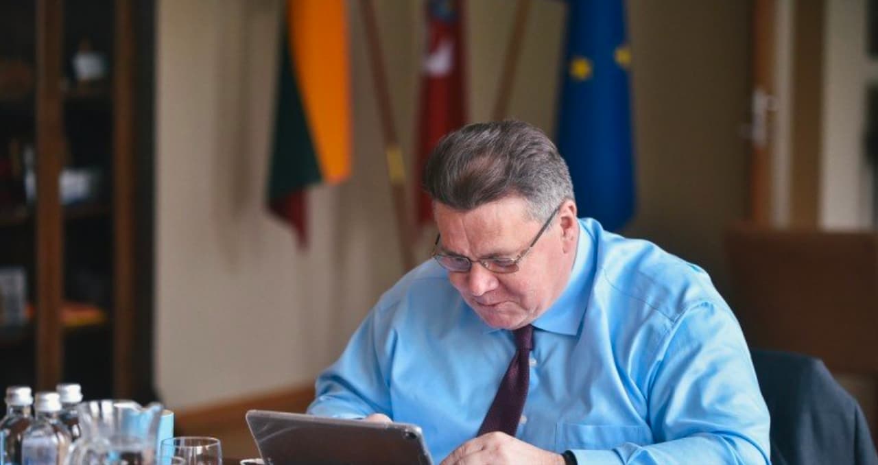 Lietuvos diplomatijos vadovas L. Linkevičius. Nuotr. urm.lt