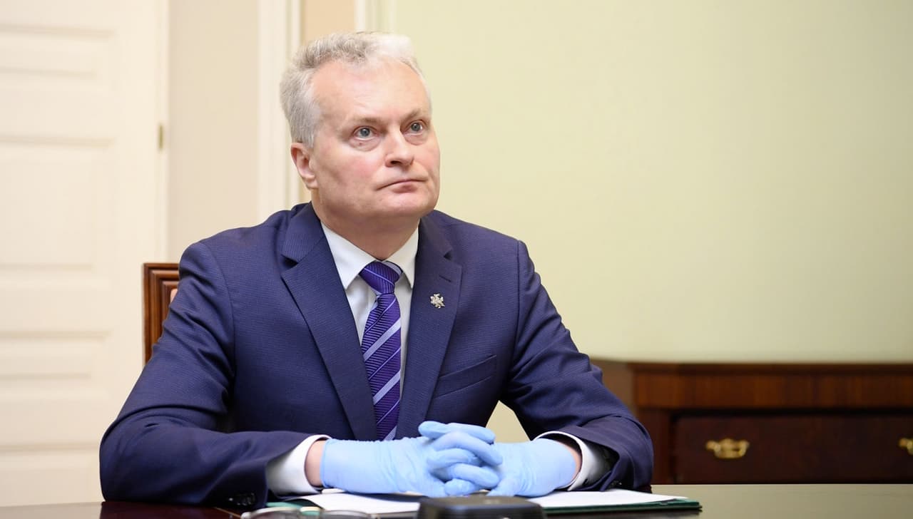 Lietuvos lyderis G. Nausėda. Nuotr. prezidentas.lt