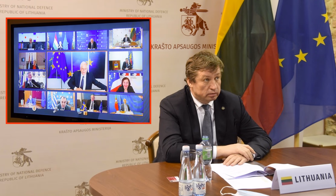 Krašto apsaugos ministras R. Karoblis. Nuotr. kam.lt