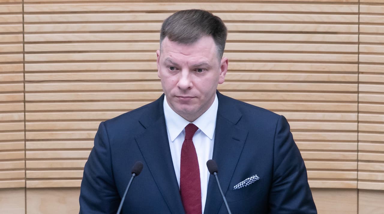 Neegzistuojančio fondo su kovai su koronavirusu įkūrėjas, Finansų ministras Vilius Šapoka. Nuotr. lrs.lt