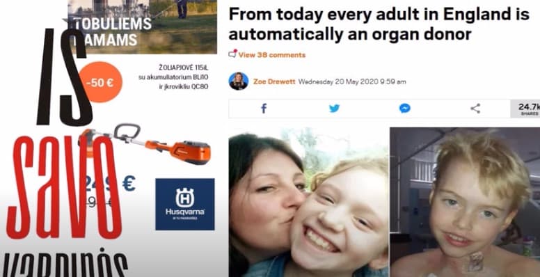 Tavo organai taps valstybės nuosavybe