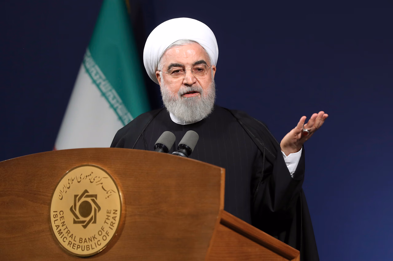 Irano prezidentas Hasanas Ruhani (Hassan Rouhani).