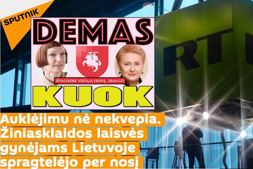DEMASKUOTA, esą „Žurnalistai be sienų“ sukritikavo Lietuvą ir Latviją dėl RT televizijos kanalų transliacijos draudimo