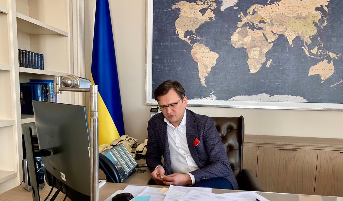 Ukrainos užsienio reikalų ministras Dmytro Kuleba.