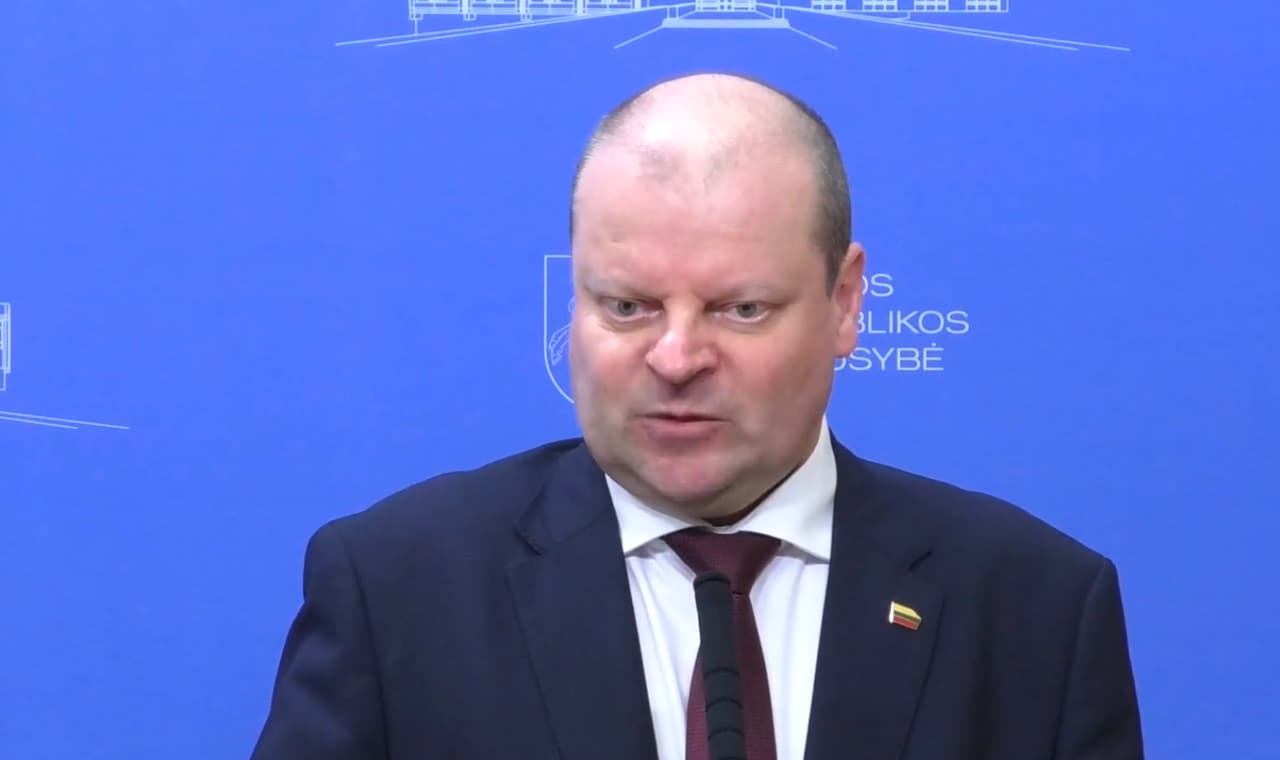 Premjeras Saulius Skvernelis.