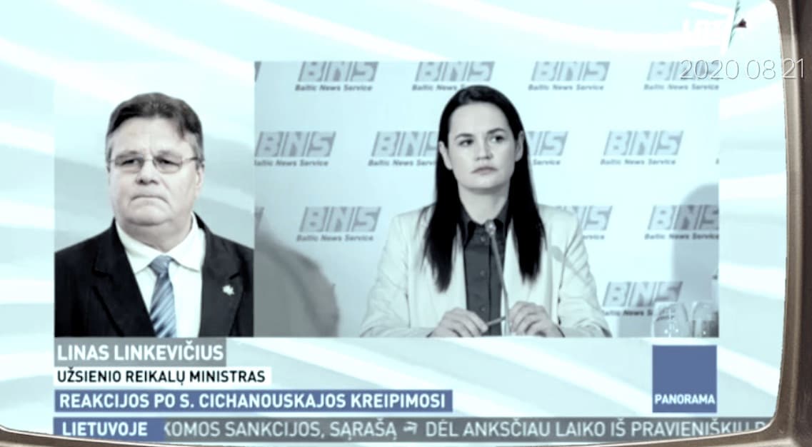 L. Linkevičius labai gerai įvertino Baltarusijos lyderės S. Tichanovskajos kreipimąsi