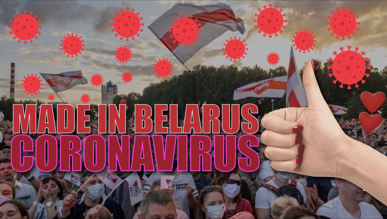 LT vasalų logika: koronavirusas, ant kurio etiketės užrašyta „Baltarusija“, yra mažiau pavojingas Lietuvos žmonėms