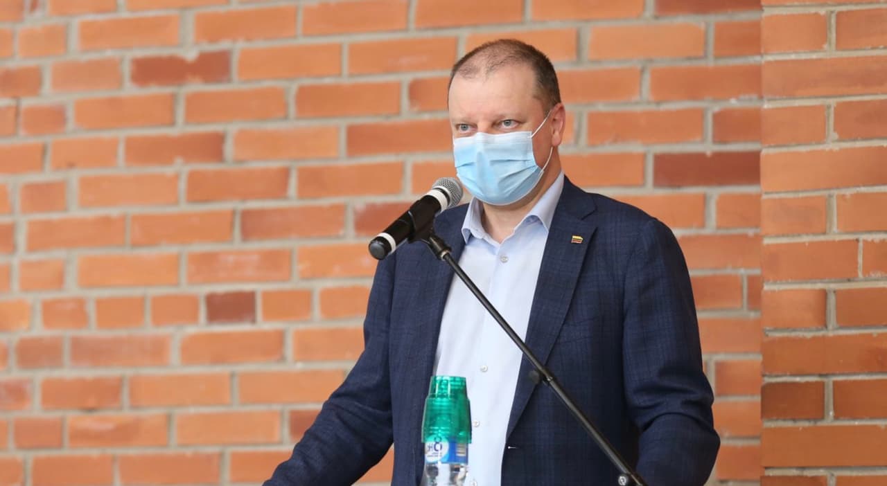 Antikonstitucinės Vyriausybės vadovas Saulius Skvenrnelis. Nuotr. facebook.com