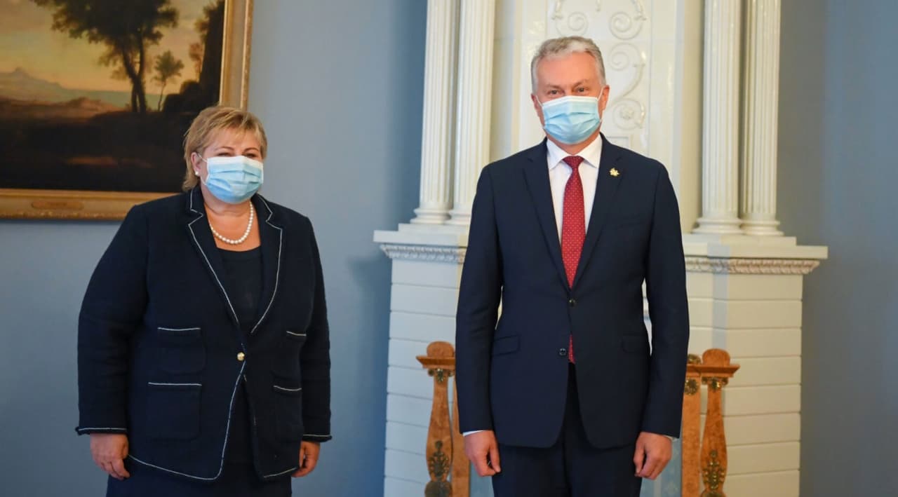 Susitikimo akimirka. Nuotr. prezidentas.lt