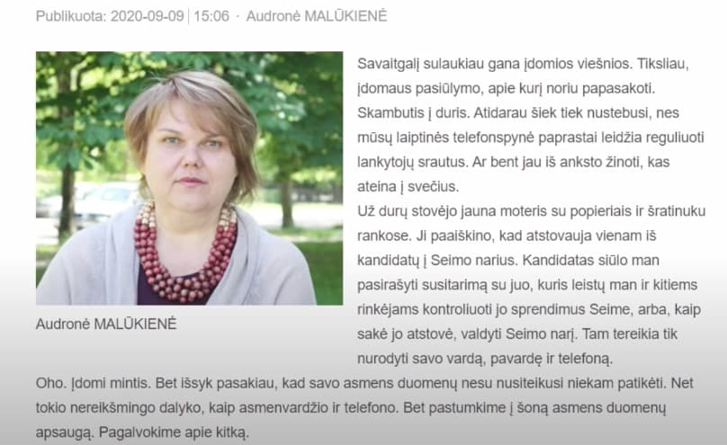 Atsakymas laikraščio SANTARVĖ redakcijai