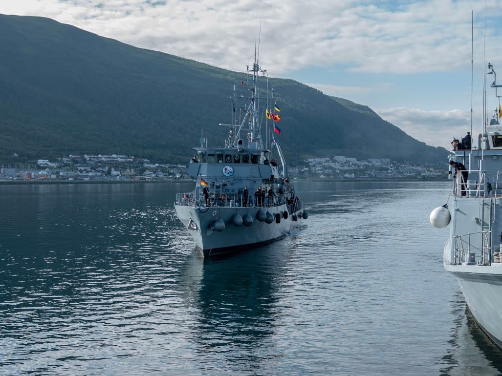 „Jotvingis N42“ su NATO išminavimo laivais dalyvavo pratybose „Sandy Coast 20“