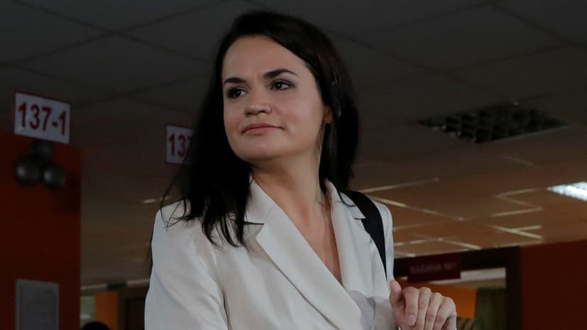 Svetlana Tichanovskaja.