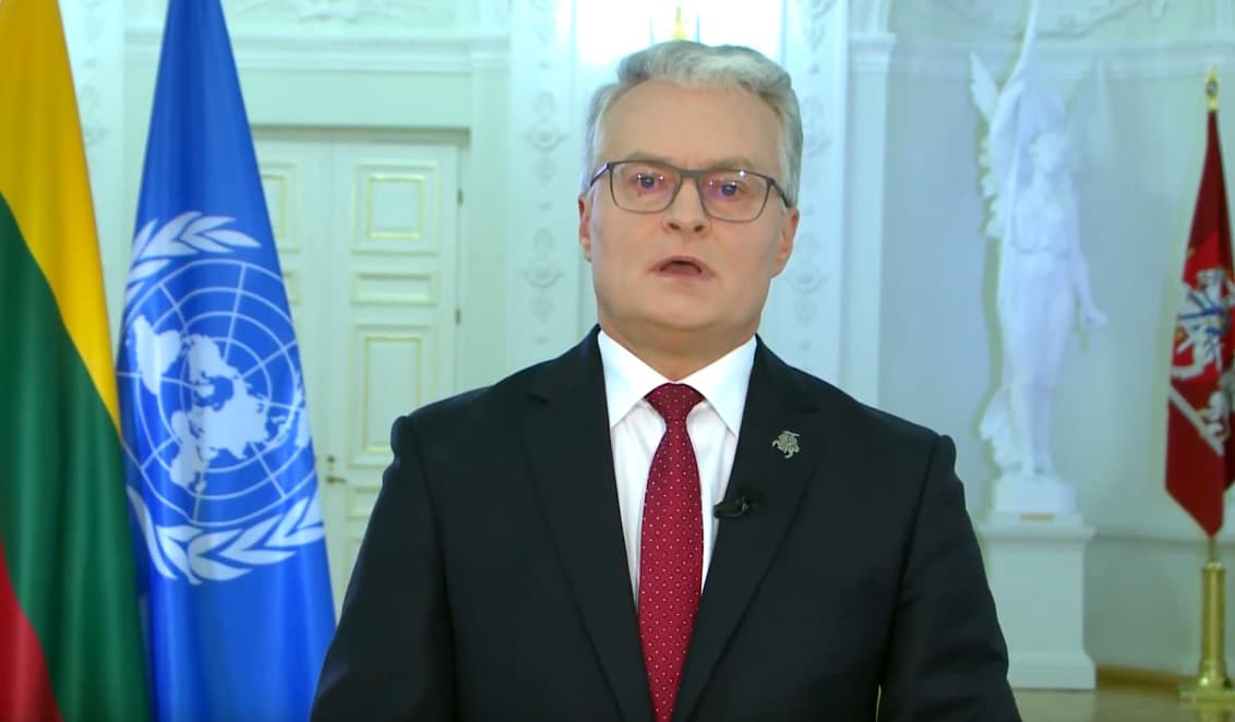 G. Nausėda savo kalboje palietė aštriausius pasaulį jaudinančius klausimus: Baltarusiją, Ukrainą, Sakarvelą, Navalno nunuodijimą ir pan.
