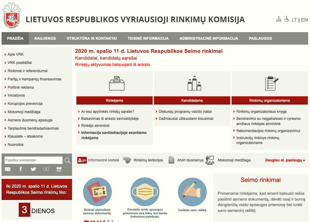 2020-ųjų Seimo rinkimų klausimu