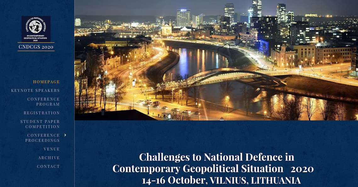 Vilniuje vyks tarptautinė konferencija apie kylančius iššūkius nacionalinei gynybai geopolitiniame kontekste