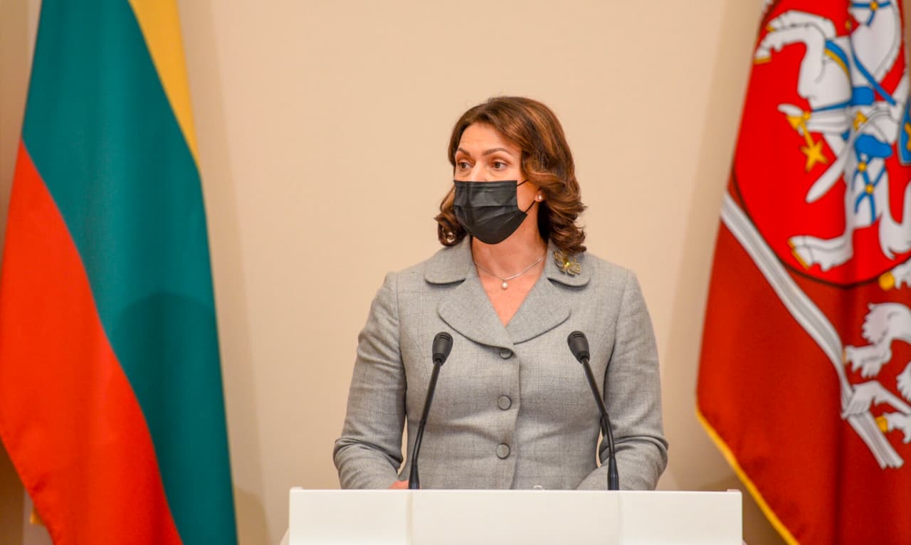 Pirmoji valstybės ponia Diana Nausėdienė. Nuotr. prezidentas.lt
