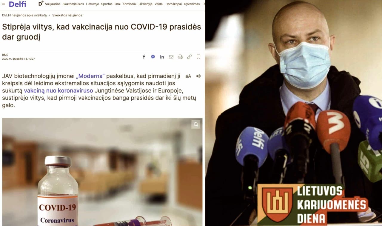 Dešinėje - Sveikatos apsaugos ministras Aurelijus Veryga. Nuotr. facebook.com