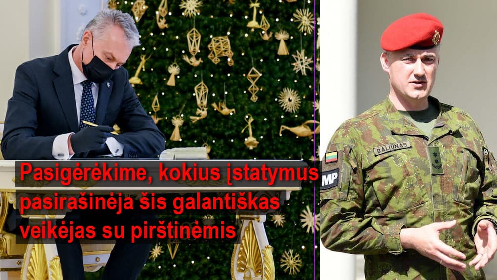 Spaudos konferencija apie ULTRAįstatymą, kurį jau pasirašė valstybės lyderis G. Nausėda