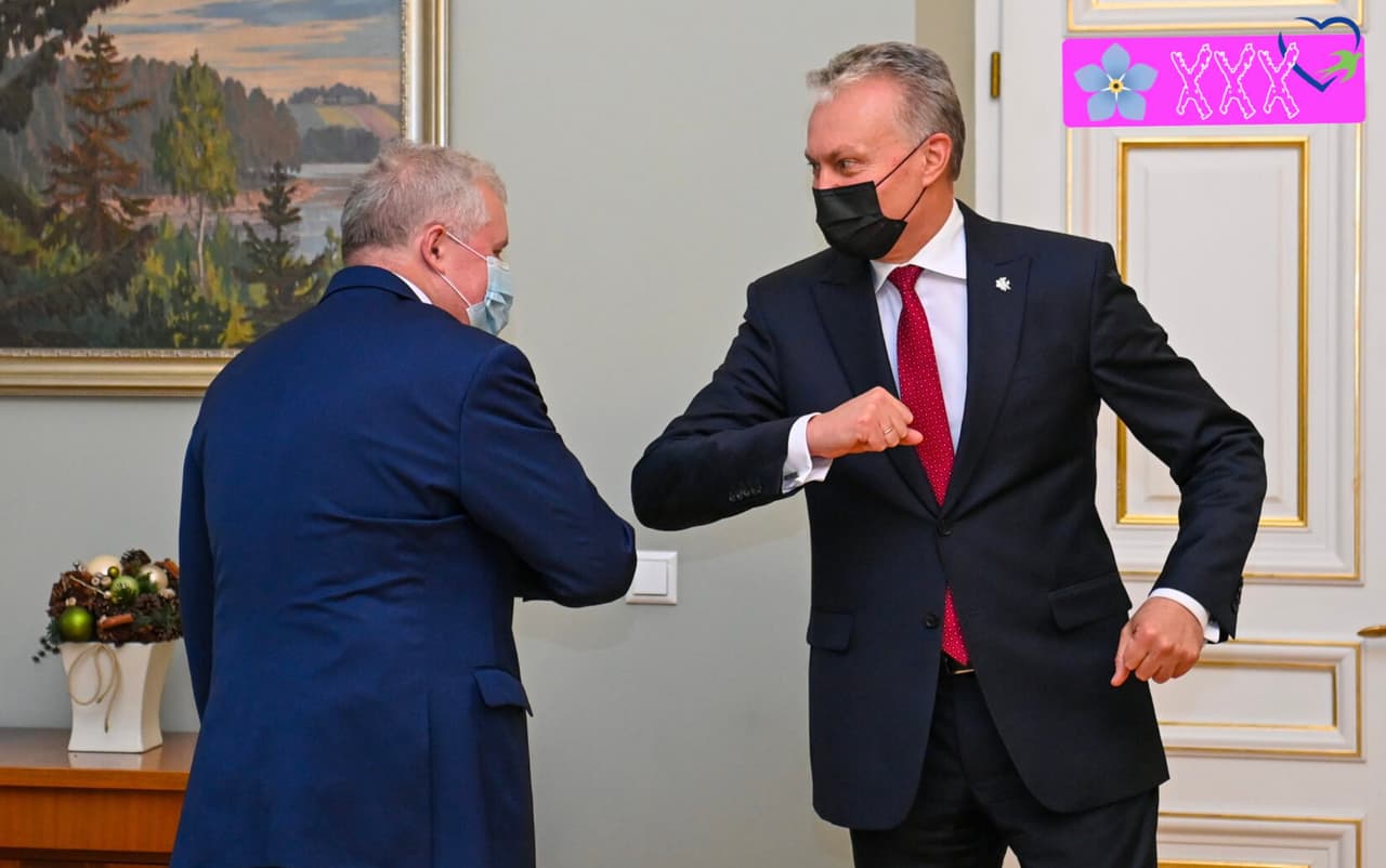 G. Nausėda (dešinėje) Nuotr. prezidentas.lt