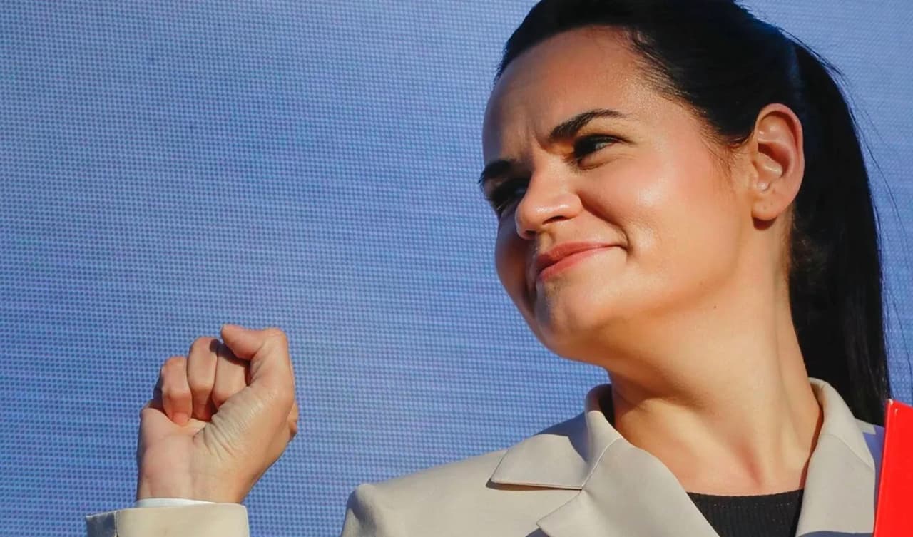 Baltarusijos prezidentė Svetlana Tichanosvkaja.