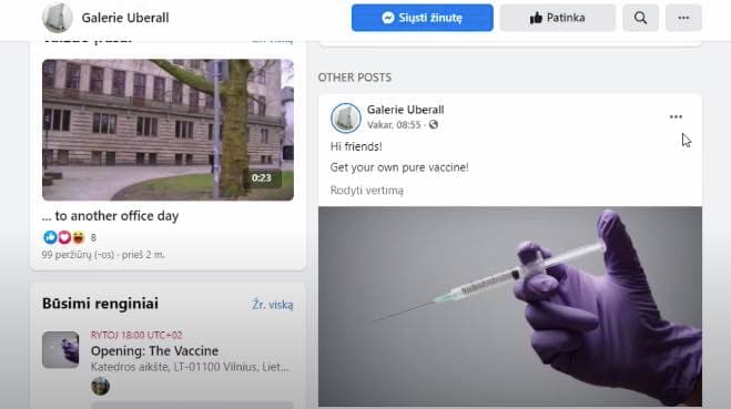 Uberall pradeda vakcinavimą