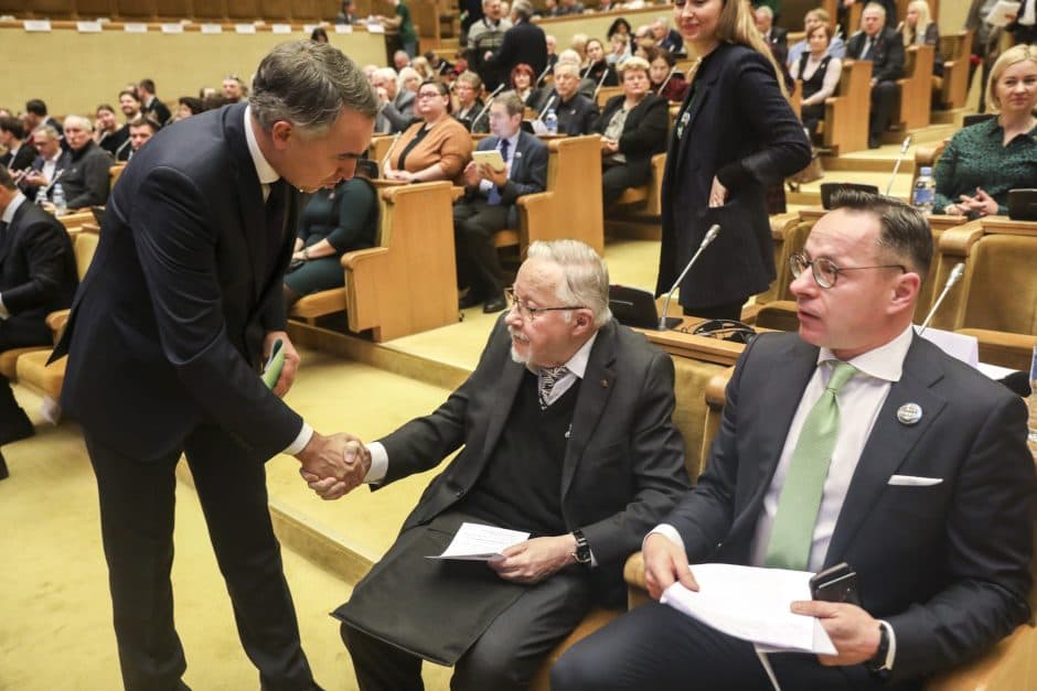 Pasipriešinimo sąjūdžio suvažiavimo akimirka.