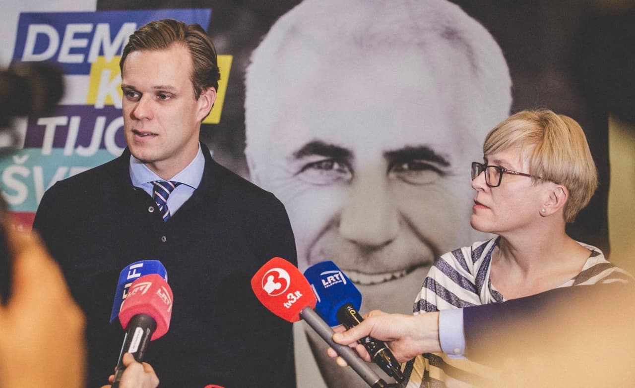G. Landsbergis (kairėje). Nuotr. facebook.com