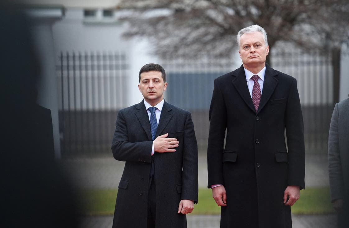 Ukrainos ir Lietuvos lyderiai. Nuotr. prezidentas.lt