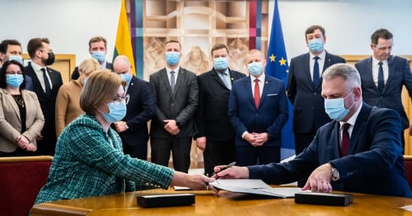 Vienybės akimirka.