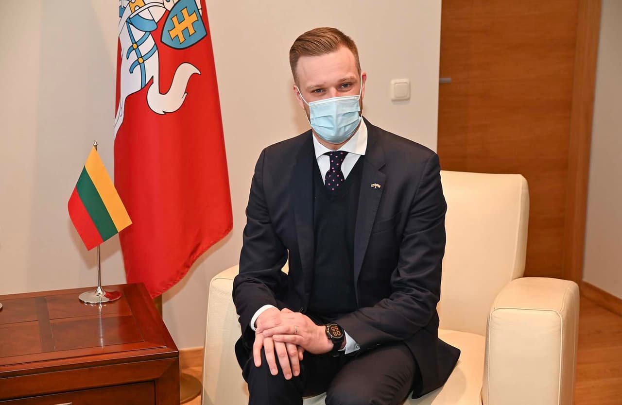 Lietuvos diplomatijos vadovas Gabrielius Landsbergis. Nuotr. urm.lt