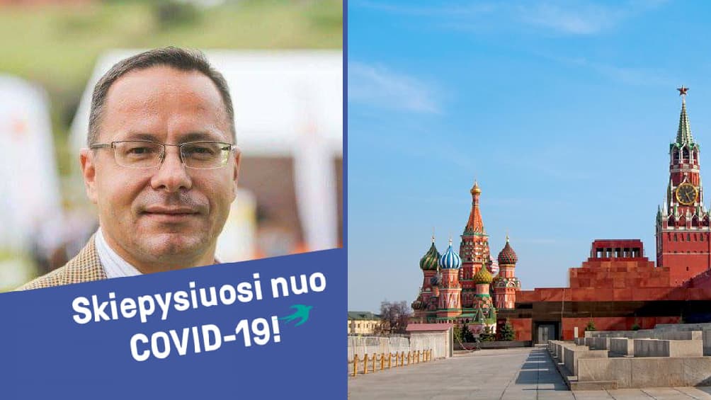 Kairėje - Ž. Pavilionis. Dešinėje - Kremlius.