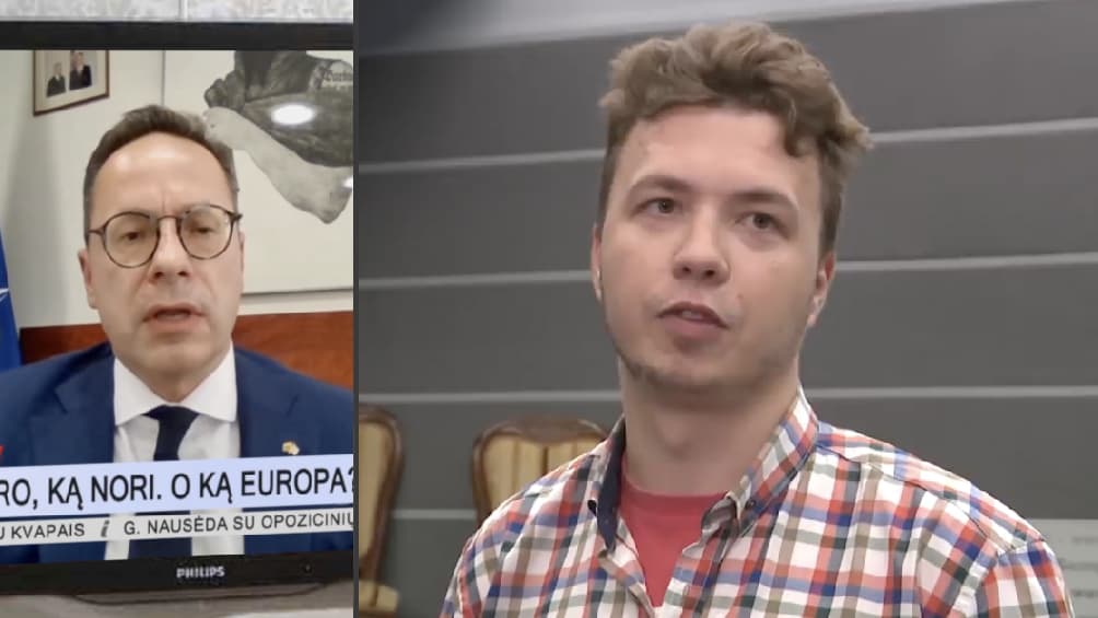 Nukankinto R. Protasevičiaus privestinį kalbėjimą pakomentavo Lietuvos gelbėtojas Ž. Pavilionis