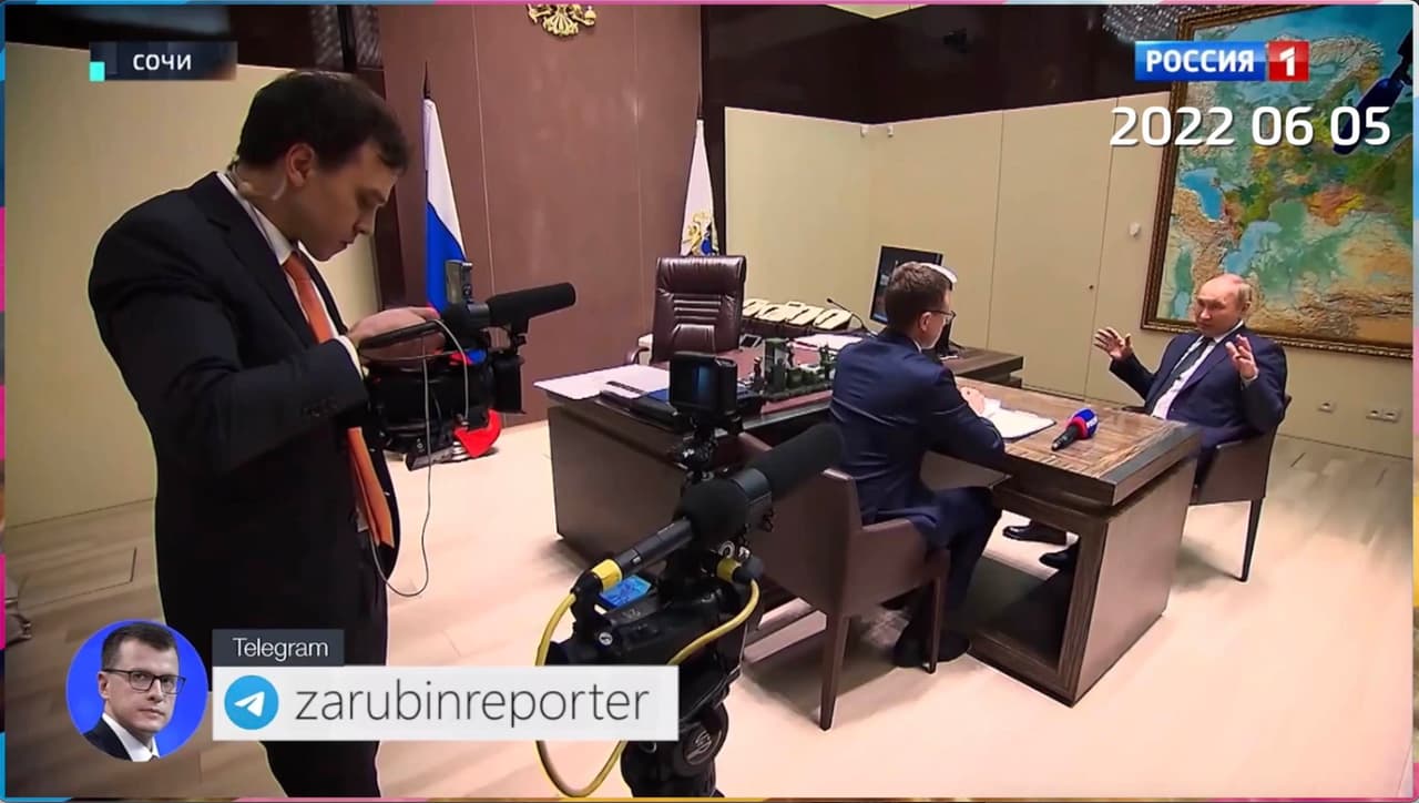 Pirmasis galimai mirusio Vladimiro Putino interviu po 2022 m. vasario 24 d.