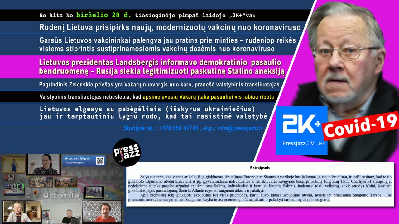 NATO, kaip įrankis, pirmiausia reikalingas Jungtinėms Valstijoms, be to, tai nuostabi pinigų plovykla