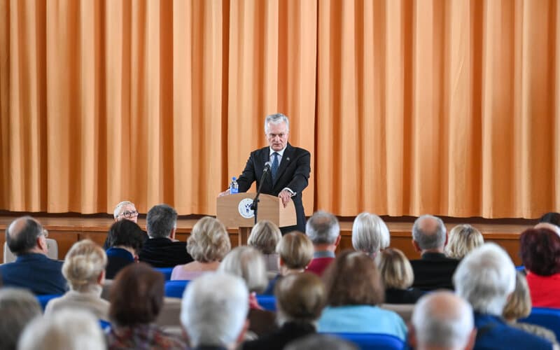 Nausėda studijuojantiems pensininkams: be JAV įsitraukimo Europa negali išlikti nei vieninga, nei saugi