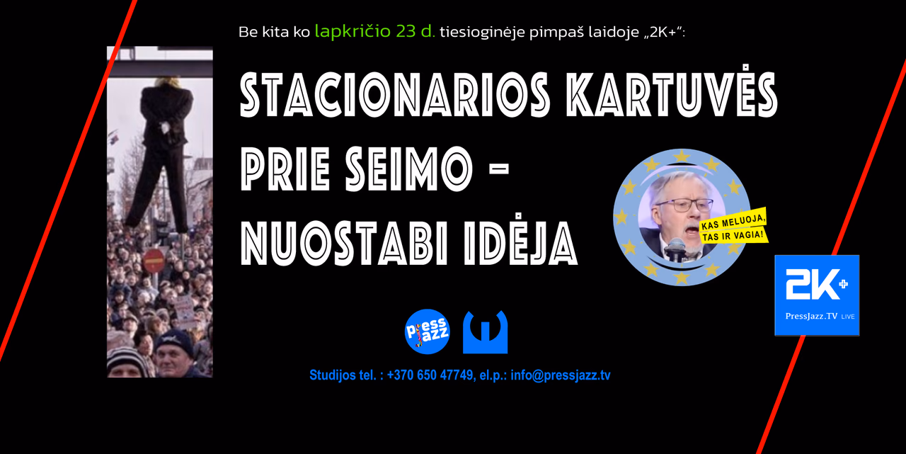Stacionarios kartuvės prie Seimo – nuostabi idėja