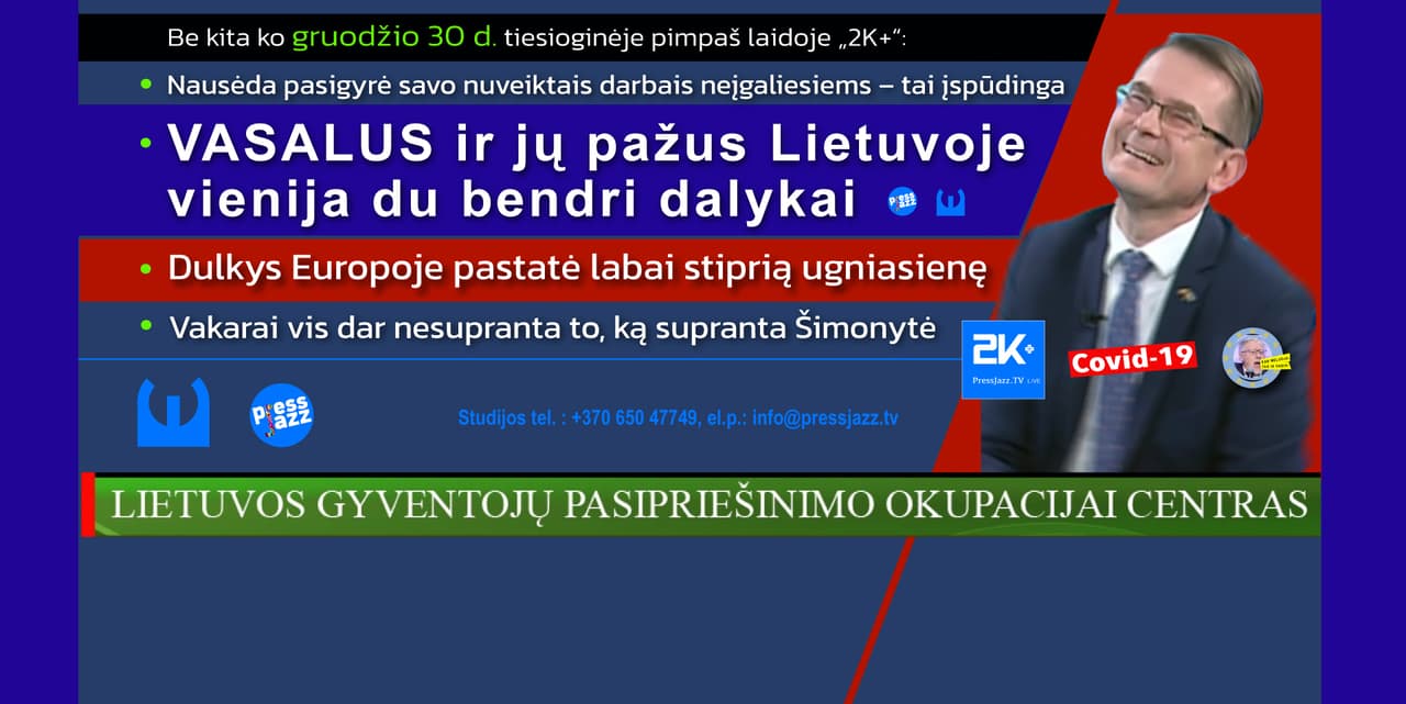 Paskutinė 2022 m. „PressJazz TV“ laida „2K+“