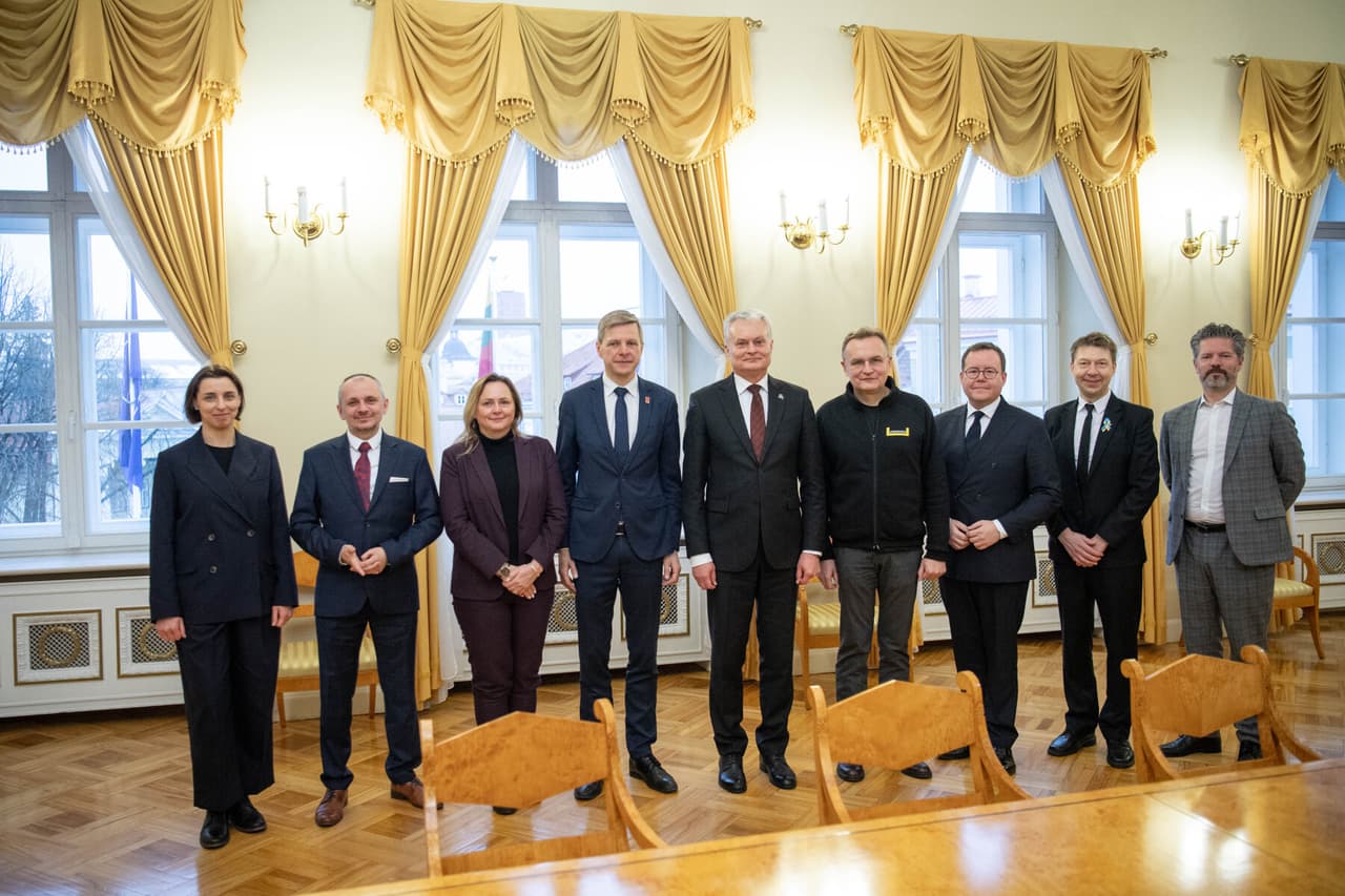 Vilniaus 700-ojo jubiliejaus proga Nausėda aptarė Europos miestų pagalbą Ukrainai