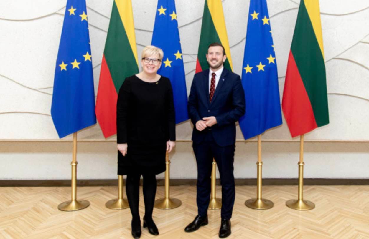 Šimonytė su Sinkevičiumi aptarė svarbiausius Lietuvai klausimus